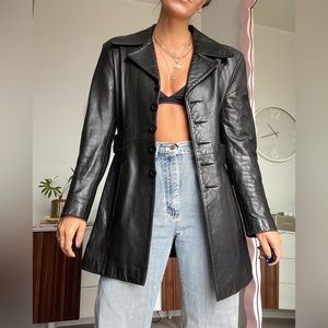 Leather Blazer